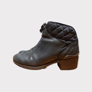 Merrell Black Chateau Mid Waterproof Bootie Heeled Women's 8.5